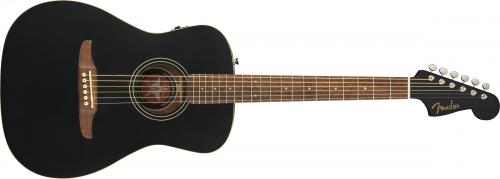097-1722-106 Fender Joe Strummer Campfire Acoustic Guitar Matte Black With Deluxe Gig Bag